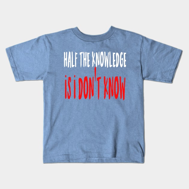 Knowledge Kids T-Shirt by focusLBdesigns